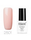 ROSALIND paznokcie żelowe wzory do paznokci vernis semi permanent uv biała butelka Soak Off do Manicure paznokcie sztuka hybrydo