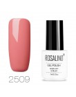 ROSALIND paznokcie żelowe wzory do paznokci vernis semi permanent uv biała butelka Soak Off do Manicure paznokcie sztuka hybrydo