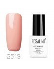 ROSALIND paznokcie żelowe wzory do paznokci vernis semi permanent uv biała butelka Soak Off do Manicure paznokcie sztuka hybrydo