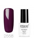 ROSALIND paznokcie żelowe wzory do paznokci vernis semi permanent uv biała butelka Soak Off do Manicure paznokcie sztuka hybrydo