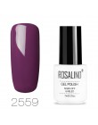 ROSALIND paznokcie żelowe wzory do paznokci vernis semi permanent uv biała butelka Soak Off do Manicure paznokcie sztuka hybrydo