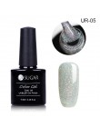 UR SUGAR 7.5ml tęczowy żelowy lakier do paznokci Neon Shimmer Shining Glitter Soak-Off UV LED Gel długotrwały lakier do lakieru