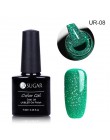 UR SUGAR 7.5ml tęczowy żelowy lakier do paznokci Neon Shimmer Shining Glitter Soak-Off UV LED Gel długotrwały lakier do lakieru