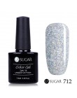 UR SUGAR 7.5ml tęczowy żelowy lakier do paznokci Neon Shimmer Shining Glitter Soak-Off UV LED Gel długotrwały lakier do lakieru