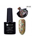 UR SUGAR 7.5ml tęczowy żelowy lakier do paznokci Neon Shimmer Shining Glitter Soak-Off UV LED Gel długotrwały lakier do lakieru