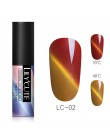 LILYCUTE termiczna żelowy lakier do paznokci 5ml 3 warstwy, zmieniający kolor, zmieniający kolor lakier do paznokci UV LED lakie