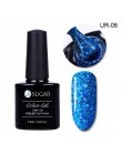 UR SUGAR 7.5ml tęczowy żelowy lakier do paznokci Neon Shimmer Shining Glitter Soak-Off UV LED Gel długotrwały lakier do lakieru