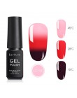 LILYCUTE termiczna żelowy lakier do paznokci 5ml 3 warstwy, zmieniający kolor, zmieniający kolor lakier do paznokci UV LED lakie