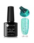 UR SUGAR 7.5ml tęczowy żelowy lakier do paznokci Neon Shimmer Shining Glitter Soak-Off UV LED Gel długotrwały lakier do lakieru