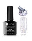 UR SUGAR 7.5ml tęczowy żelowy lakier do paznokci Neon Shimmer Shining Glitter Soak-Off UV LED Gel długotrwały lakier do lakieru