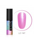 LILYCUTE Rose różowy żelowy lakier do paznokci UV lakier do paznokci Soak off UV LED DIY żel do malowania paznokci lakier czerwo