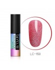 LILYCUTE Rose różowy żelowy lakier do paznokci UV lakier do paznokci Soak off UV LED DIY żel do malowania paznokci lakier czerwo