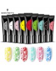 Born Pretty  Żel do tłoczenia paznokci Polski 8 ml Czarny Biały Znaczek Olej do druku Żel UV Lakier Soak Off Lakier do paznokci 