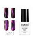 ROSALIND 4D kocie oko żelowy lakier do paznokci vernis semi stała ochrona przed promieniowaniem UV do paznokci dla żel do manicu