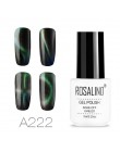 ROSALIND 4D kocie oko żelowy lakier do paznokci vernis semi stała ochrona przed promieniowaniem UV do paznokci dla żel do manicu