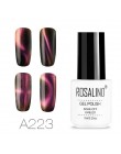 ROSALIND 4D kocie oko żelowy lakier do paznokci vernis semi stała ochrona przed promieniowaniem UV do paznokci dla żel do manicu