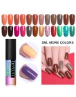 LILYCUTE żelowy lakier do paznokci 5ml lakier do paznokci Soak Off UV LED długotrwały czarny biały szary kolor bazowy długotrwał