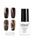 ROSALIND 4D kocie oko żelowy lakier do paznokci vernis semi stała ochrona przed promieniowaniem UV do paznokci dla żel do manicu