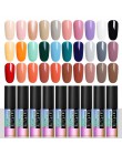 LILYCUTE żelowy lakier do paznokci 5ml lakier do paznokci Soak Off UV LED długotrwały czarny biały szary kolor bazowy długotrwał