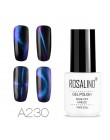 ROSALIND 4D kocie oko żelowy lakier do paznokci vernis semi stała ochrona przed promieniowaniem UV do paznokci dla żel do manicu