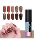 LILYCUTE żelowy lakier do paznokci 5ml lakier do paznokci Soak Off UV LED długotrwały czarny biały szary kolor bazowy długotrwał