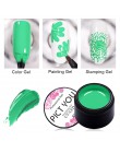 PICT YOU 5ml żel do tłoczenia polski Semi Permanent Vernis żel do malowania z warstwa wierzchnia płytka do stemplowania lakier ż