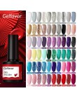 Gelfavor 8ml żelowy lakier do paznokci brokat do zestaw do manicure nail art Semi platium UV LED lampa lakiery do paznokci podkł