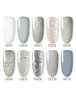 Gelfavor 8ml żelowy lakier do paznokci brokat do zestaw do manicure nail art Semi platium UV LED lampa lakiery do paznokci podkł