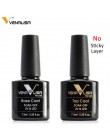 VENALISA podkład bez kwasu szybkoschnące profesjonalny paznokci salon artystyczny Manicure mat baza Top lakier do paznokci UV LE
