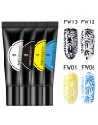 Born Pretty  Żel do tłoczenia paznokci Polski 8 ml Czarny Biały Znaczek Olej do druku Żel UV Lakier Soak Off Lakier do paznokci 