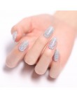 LILYCUTE Laser srebrny żel do paznokci uv brokat 5ml żelowy lakier do paznokci Soak Off UV Led lakier do paznokci
