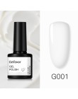 Gelfavor 8ml żelowy lakier do paznokci brokat do zestaw do manicure nail art Semi platium UV LED lampa lakiery do paznokci podkł