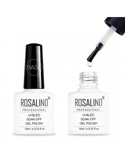 ROSALIND 10ml warstwa wierzchnia płaszcz podstawowy usuwanie żelowych paznokieci polski długotrwały Multi Base & Top lakier do p