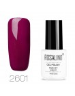 ROSALIND hybrydowy lakier do paznokci Soak Off biała butelka UV kolory Vernis Semi permanentny Manicure do żel do paznokci polsk