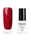 ROSALIND hybrydowy lakier do paznokci Soak Off biała butelka UV kolory Vernis Semi permanentny Manicure do żel do paznokci polsk