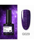 Gelfavor 8ml żelowy lakier do paznokci brokat do zestaw do manicure nail art Semi platium UV LED lampa lakiery do paznokci podkł