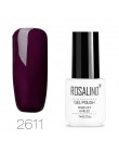 ROSALIND hybrydowy lakier do paznokci Soak Off biała butelka UV kolory Vernis Semi permanentny Manicure do żel do paznokci polsk