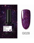 Gelfavor 8ml żelowy lakier do paznokci brokat do zestaw do manicure nail art Semi platium UV LED lampa lakiery do paznokci podkł