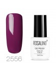ROSALIND hybrydowy lakier do paznokci Soak Off biała butelka UV kolory Vernis Semi permanentny Manicure do żel do paznokci polsk