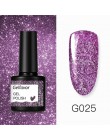 Gelfavor 8ml żelowy lakier do paznokci brokat do zestaw do manicure nail art Semi platium UV LED lampa lakiery do paznokci podkł