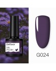 Gelfavor 8ml żelowy lakier do paznokci brokat do zestaw do manicure nail art Semi platium UV LED lampa lakiery do paznokci podkł