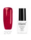 ROSALIND hybrydowy lakier do paznokci Soak Off biała butelka UV kolory Vernis Semi permanentny Manicure do żel do paznokci polsk