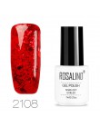 ROSALIND hybrydowy lakier do paznokci Soak Off biała butelka UV kolory Vernis Semi permanentny Manicure do żel do paznokci polsk