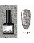 Gelfavor 8ml żelowy lakier do paznokci brokat do zestaw do manicure nail art Semi platium UV LED lampa lakiery do paznokci podkł