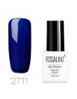 ROSALIND hybrydowy lakier do paznokci Soak Off biała butelka UV kolory Vernis Semi permanentny Manicure do żel do paznokci polsk