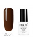 ROSALIND hybrydowy lakier do paznokci Soak Off biała butelka UV kolory Vernis Semi permanentny Manicure do żel do paznokci polsk