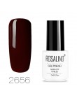 ROSALIND hybrydowy lakier do paznokci Soak Off biała butelka UV kolory Vernis Semi permanentny Manicure do żel do paznokci polsk