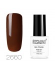 ROSALIND hybrydowy lakier do paznokci Soak Off biała butelka UV kolory Vernis Semi permanentny Manicure do żel do paznokci polsk