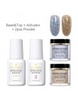 BORN PRETTY żel bazowy Top żel naturalny suchy aktywator Brush Saver do systemu Dip proszek do paznokci 7ml/15ml Dip Nail Powers