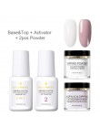 BORN PRETTY żel bazowy Top żel naturalny suchy aktywator Brush Saver do systemu Dip proszek do paznokci 7ml/15ml Dip Nail Powers